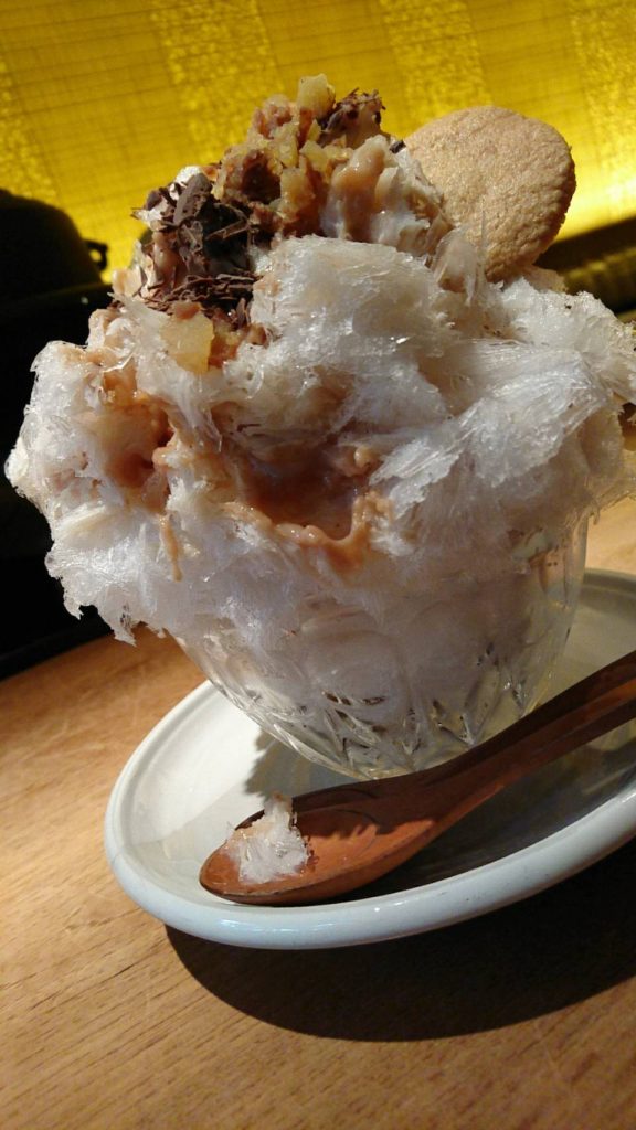 祇園ＮITI(ニチ)　天然氷のかき氷モンブラン